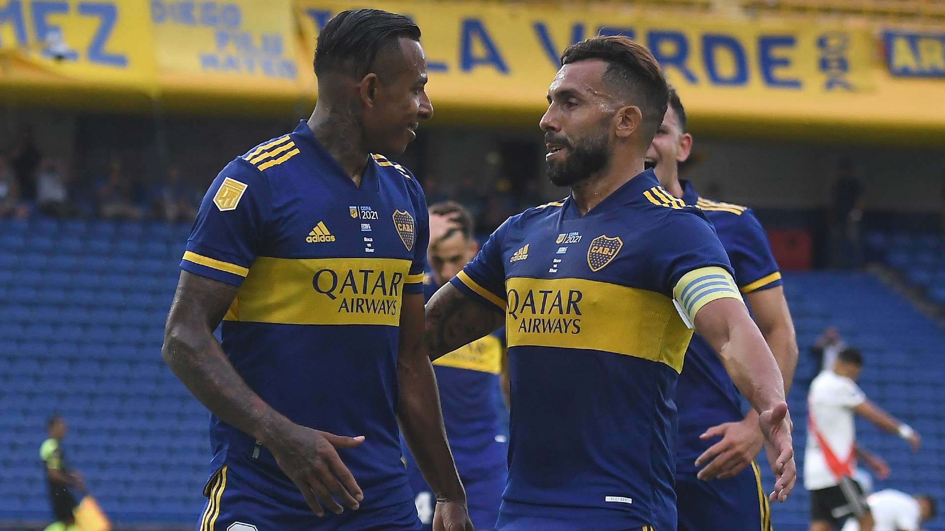 Sebastian Villa Carlos Tevez Boca River Copa de la Liga Profesional 14032021