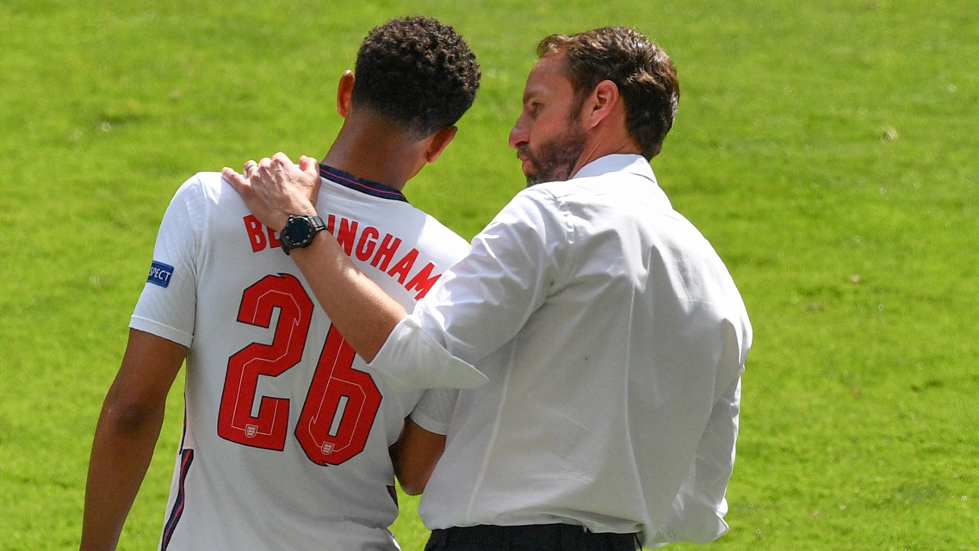 Jude Bellingham Gareth Southgate England vs Croatia Euro 2020