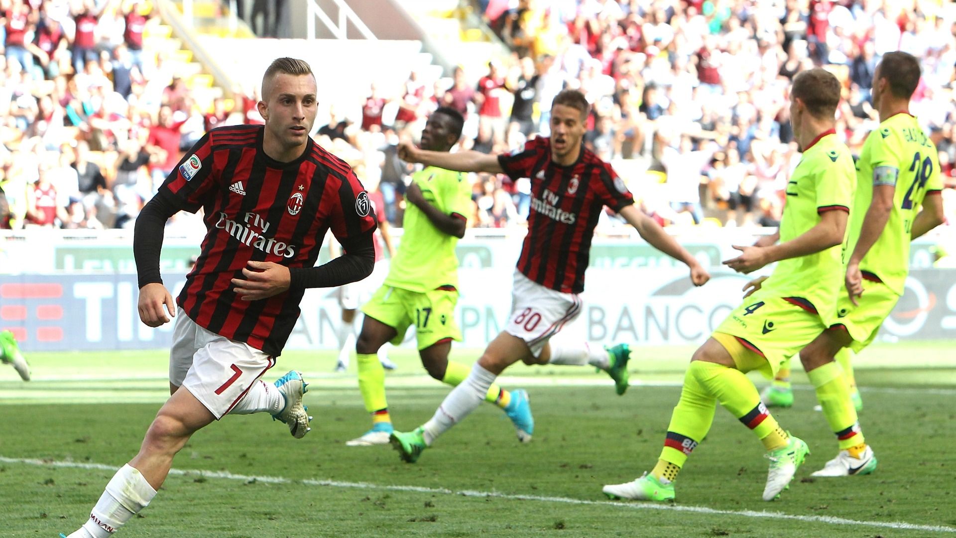 Gerard Deulofeu Milan Bologna Serie A