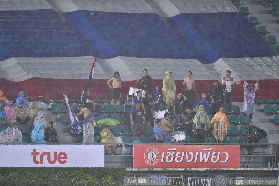 U23 Thái Lan mưa ngập