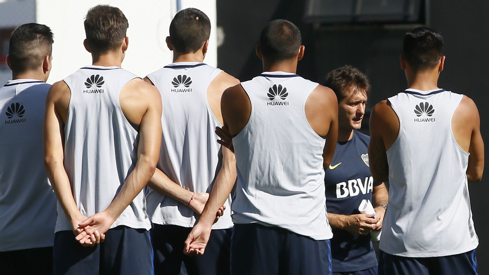 Boca Guillermo Barros Schelotto Entrenamiento