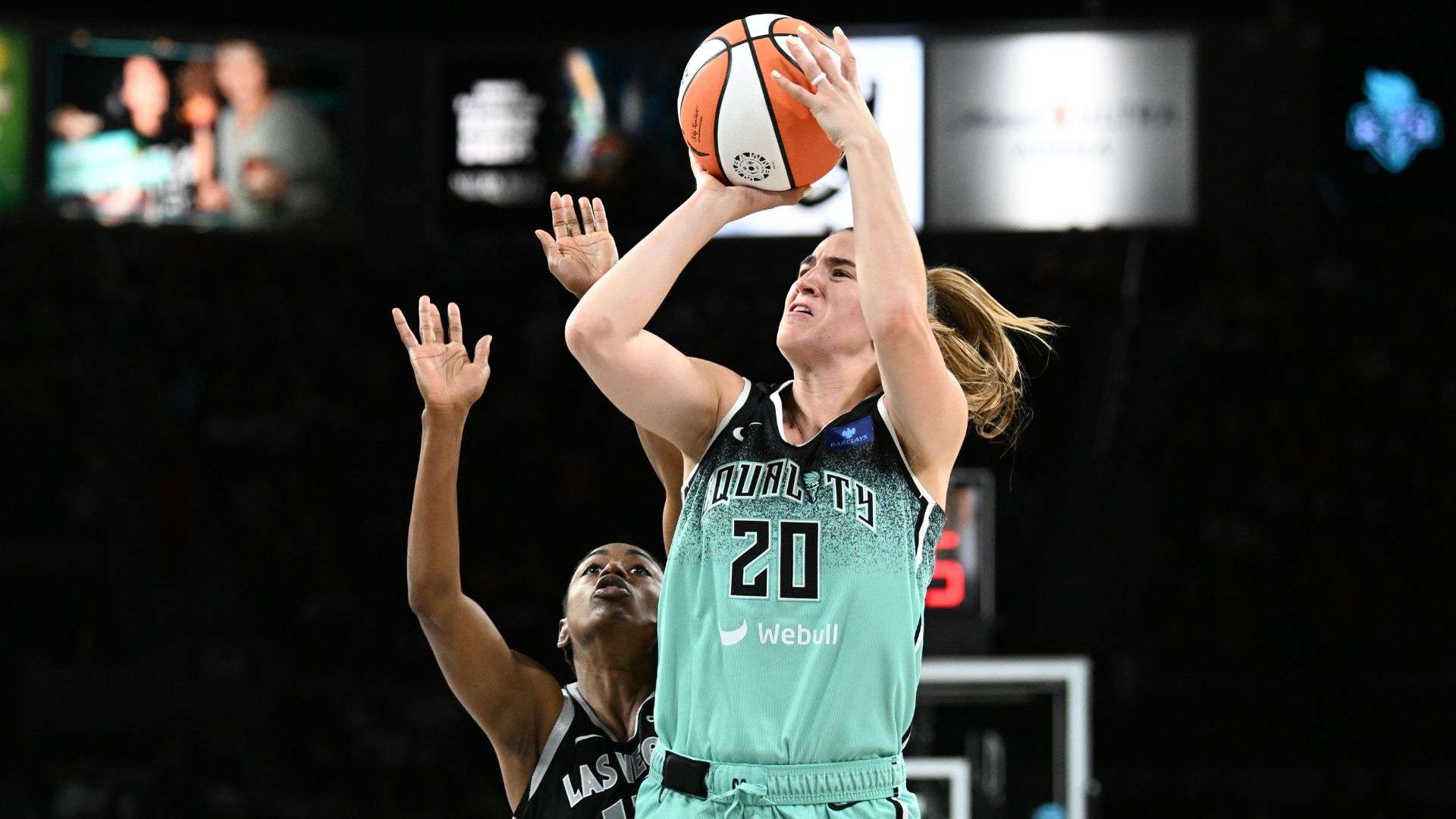 Sabrina Ionescu #20 of the New York Liberty