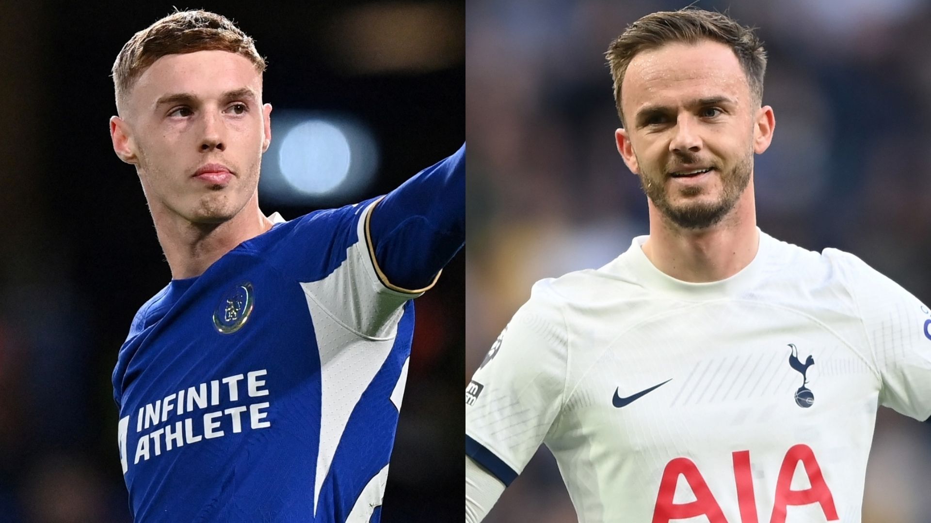 Cole Palmer Chelsea James Maddison Tottenham