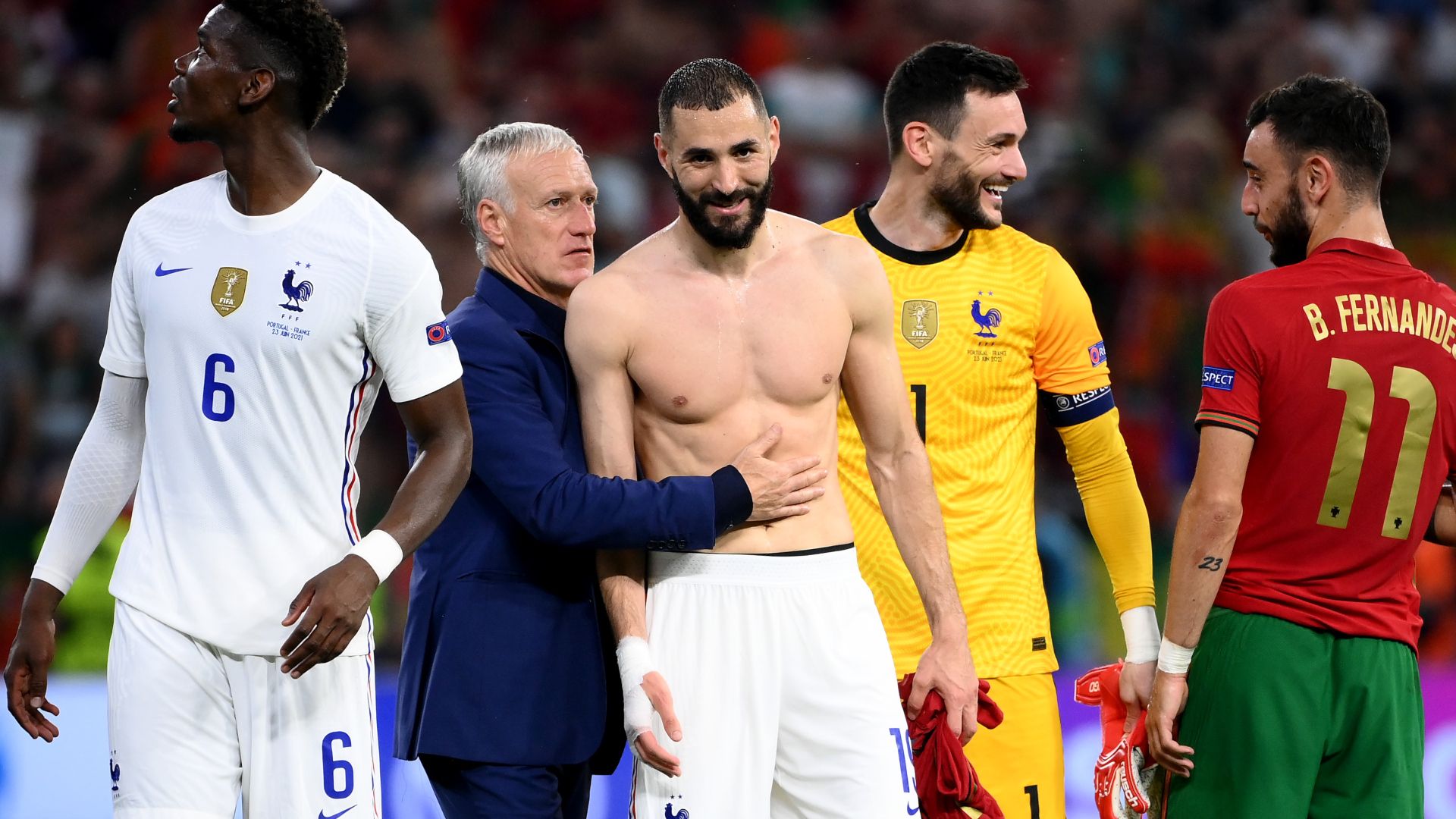 Karim Benzema Didier Deschamps France