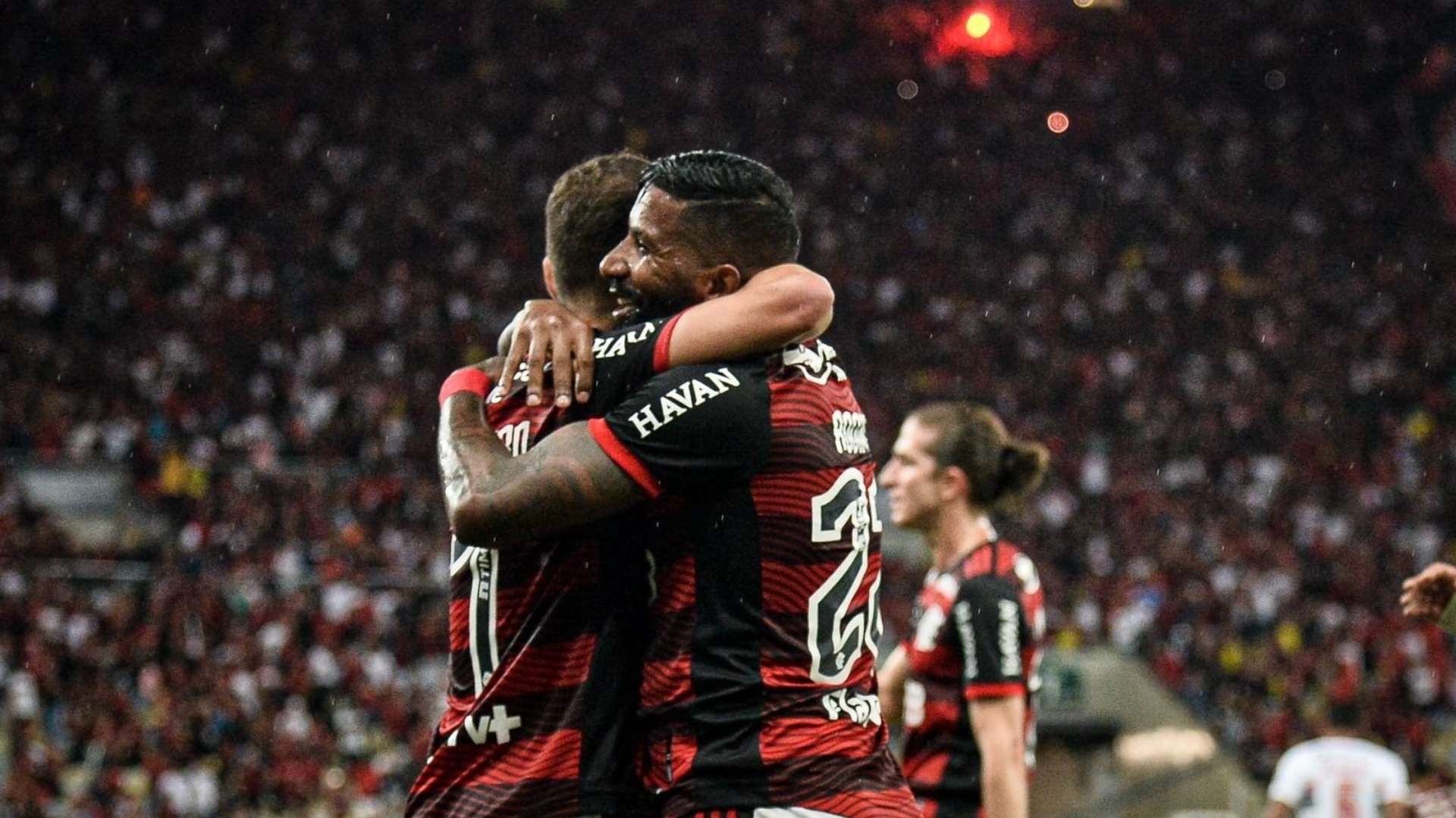 140922 Flamengo Sao Paulo Rodinei y De Arrascaeta