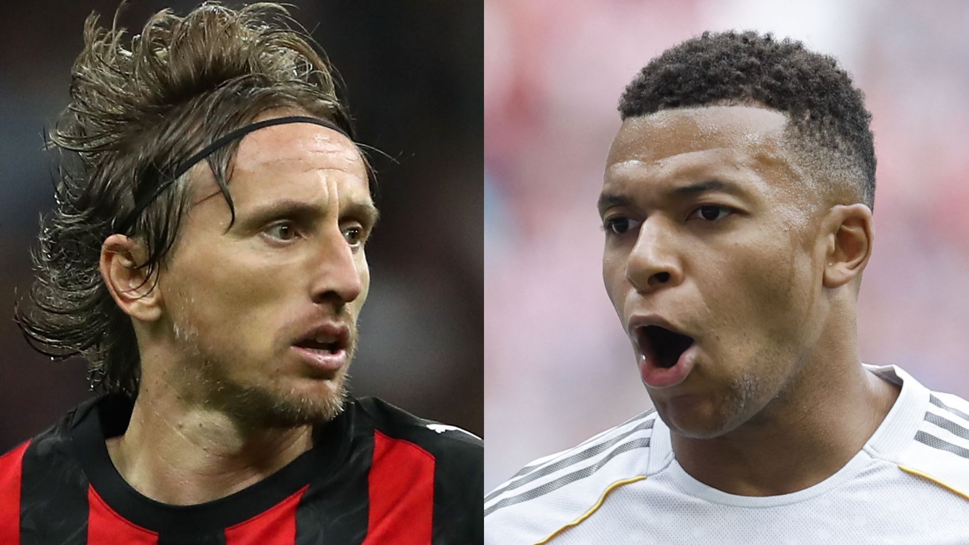 GFX Luka Modric Kylian Mbappe