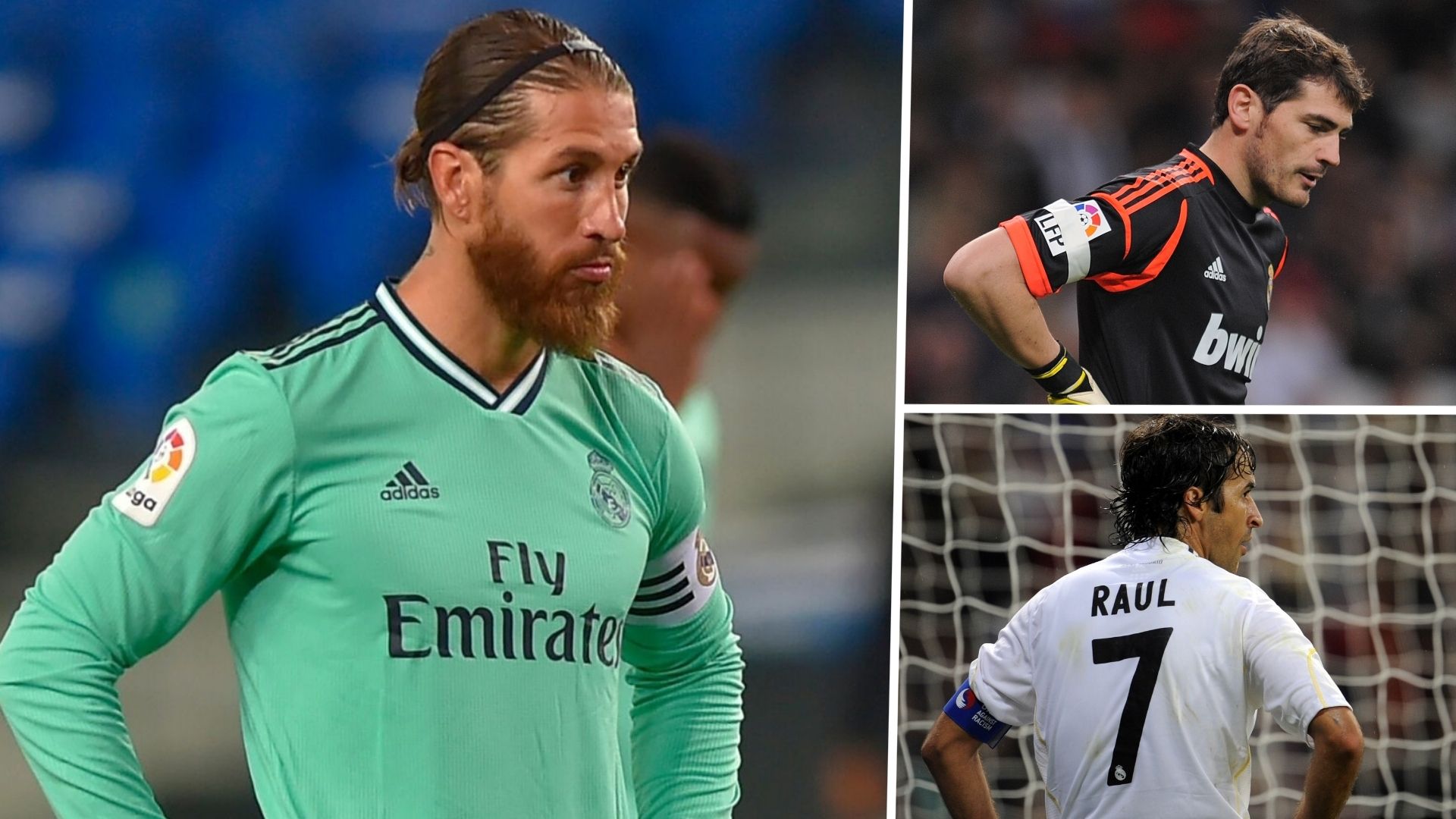 Sergio Ramos, Iker Casillas, Raul Gonzales
