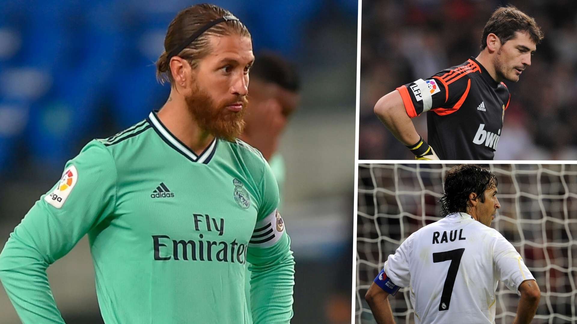 Sergio Ramos, Iker Casillas, Raul Gonzales