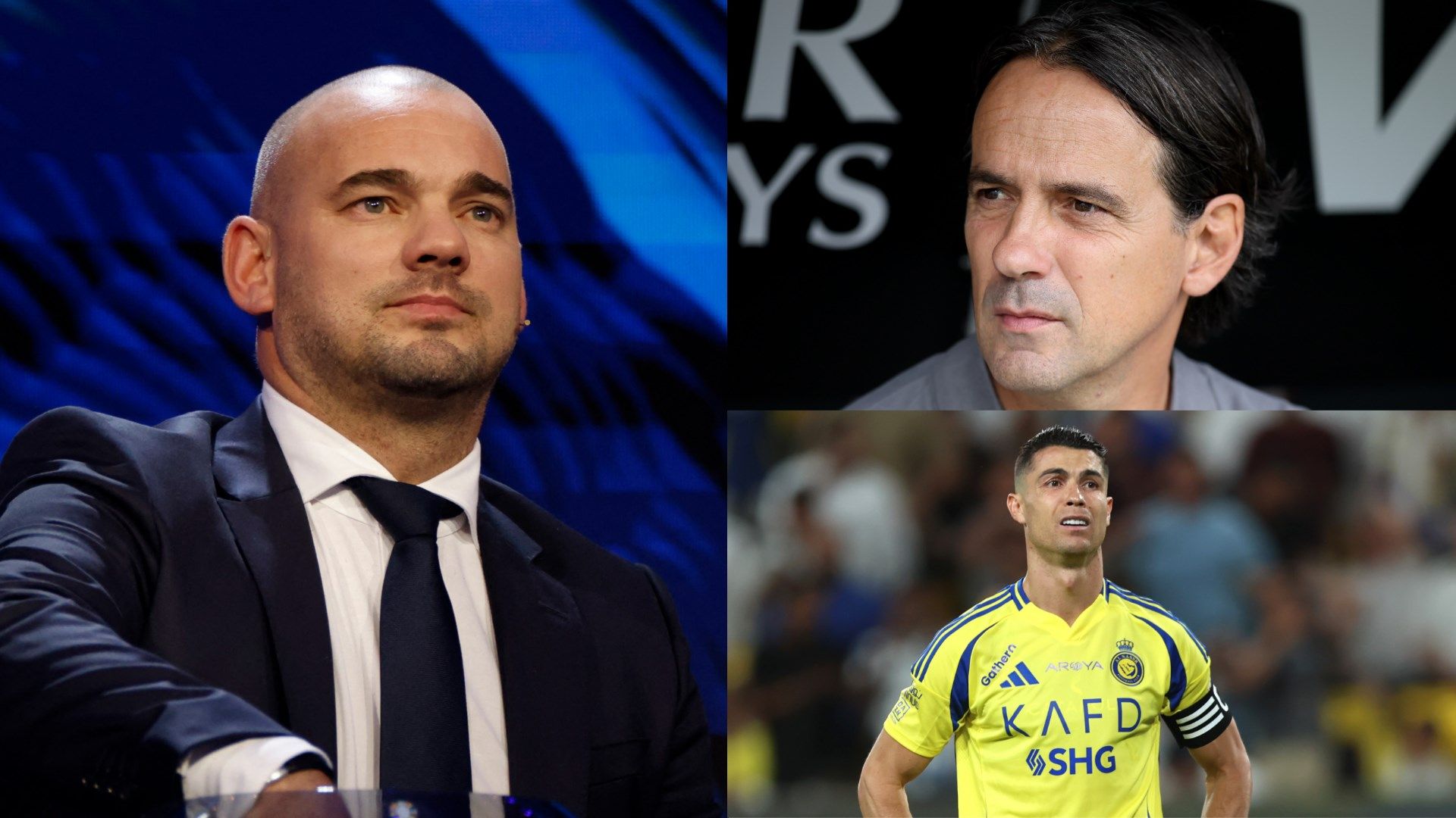 Wesley Sneijder Cristiano Ronaldo Simone Inzaghi