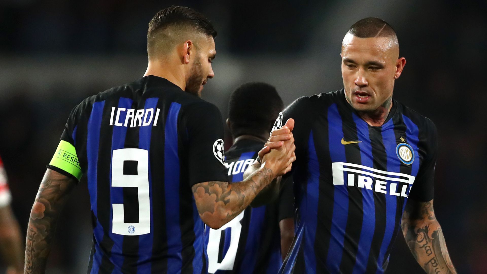 Mauro Icardi Radja Nainggolan - Inter