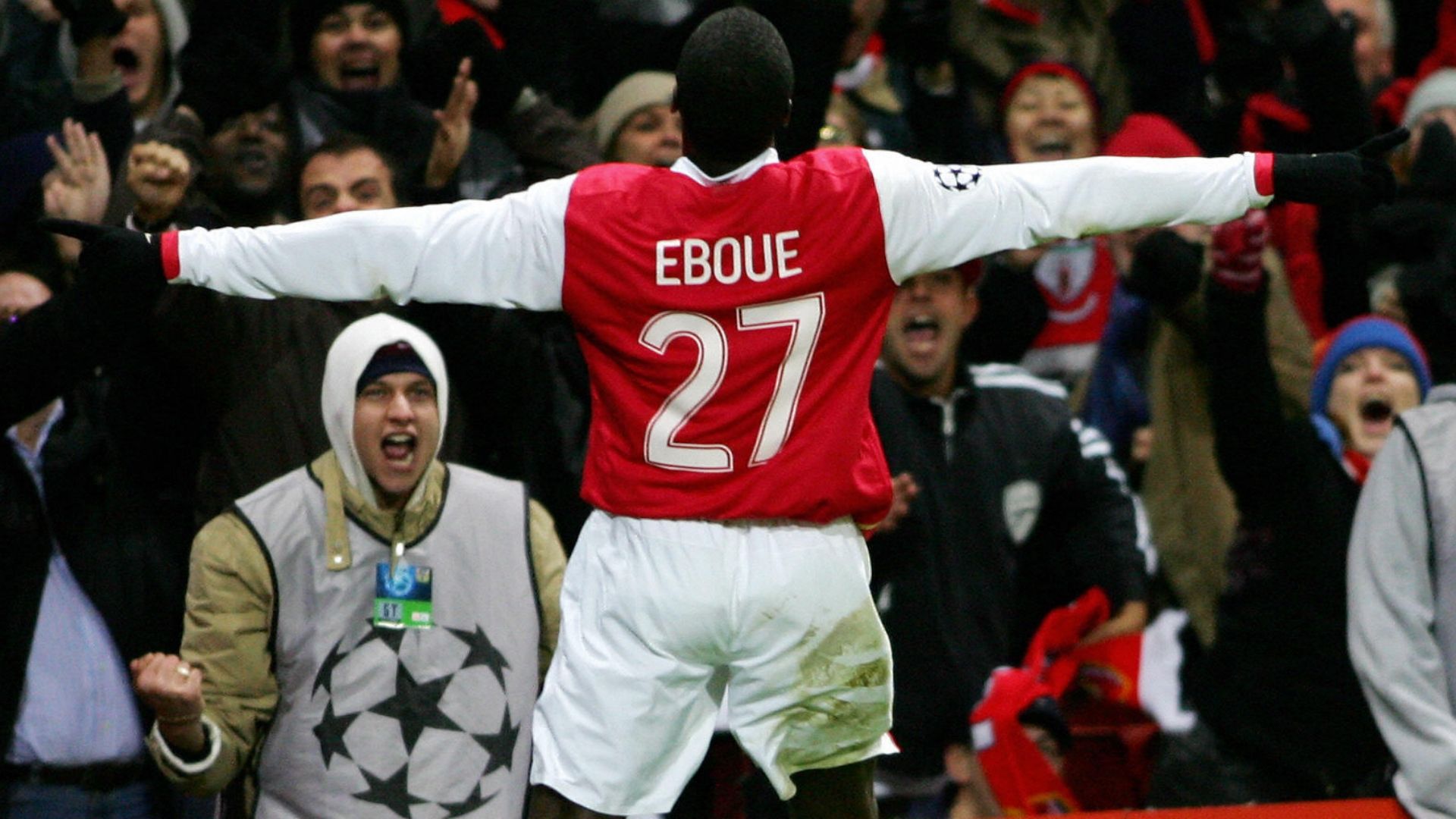 Emmanuel Eboue - Arsenal 3-1 Hamburg - Nov 22, 2006