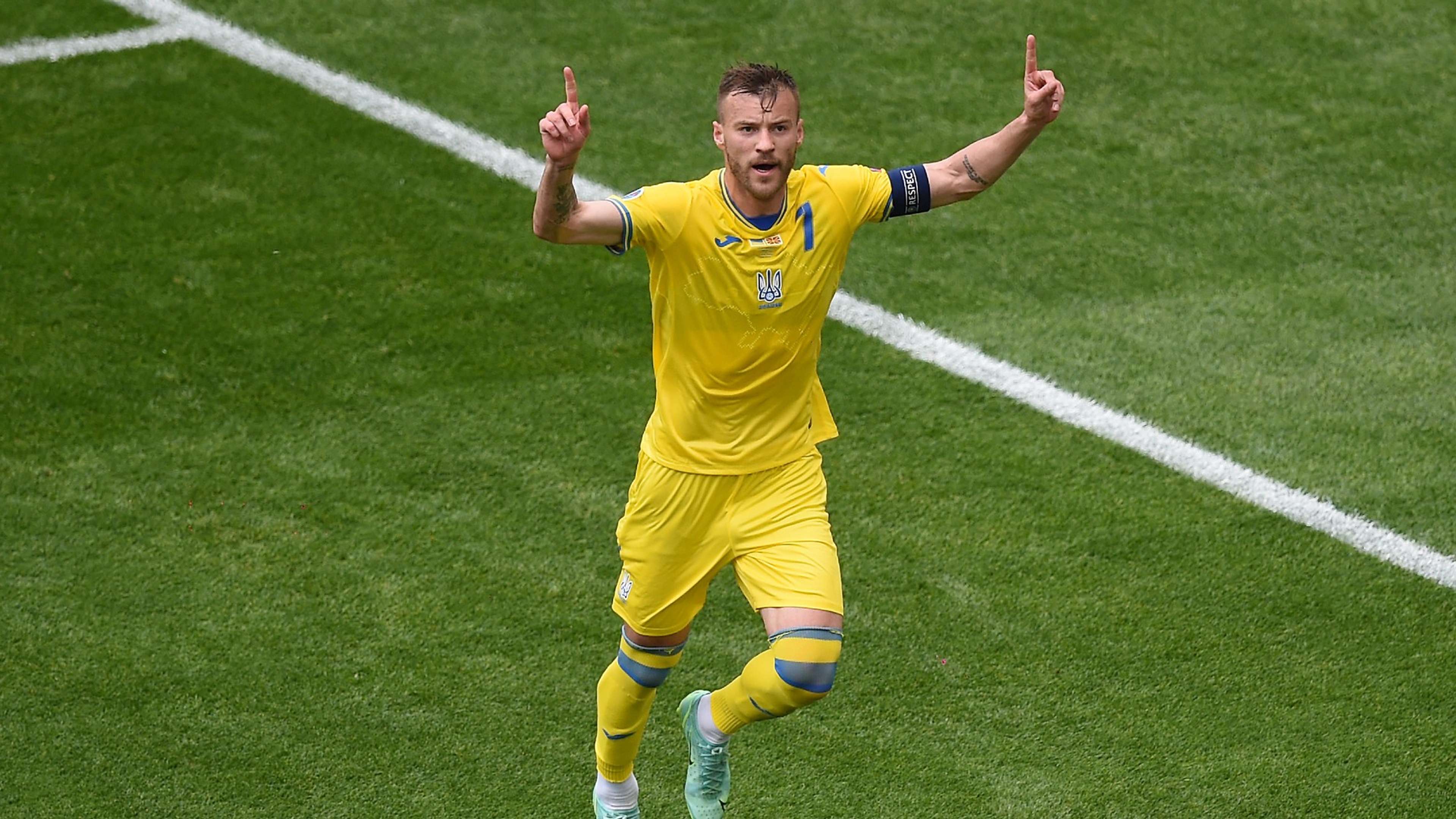 Andriy Yarmolenko Ukraine Macedonia Euro 2020