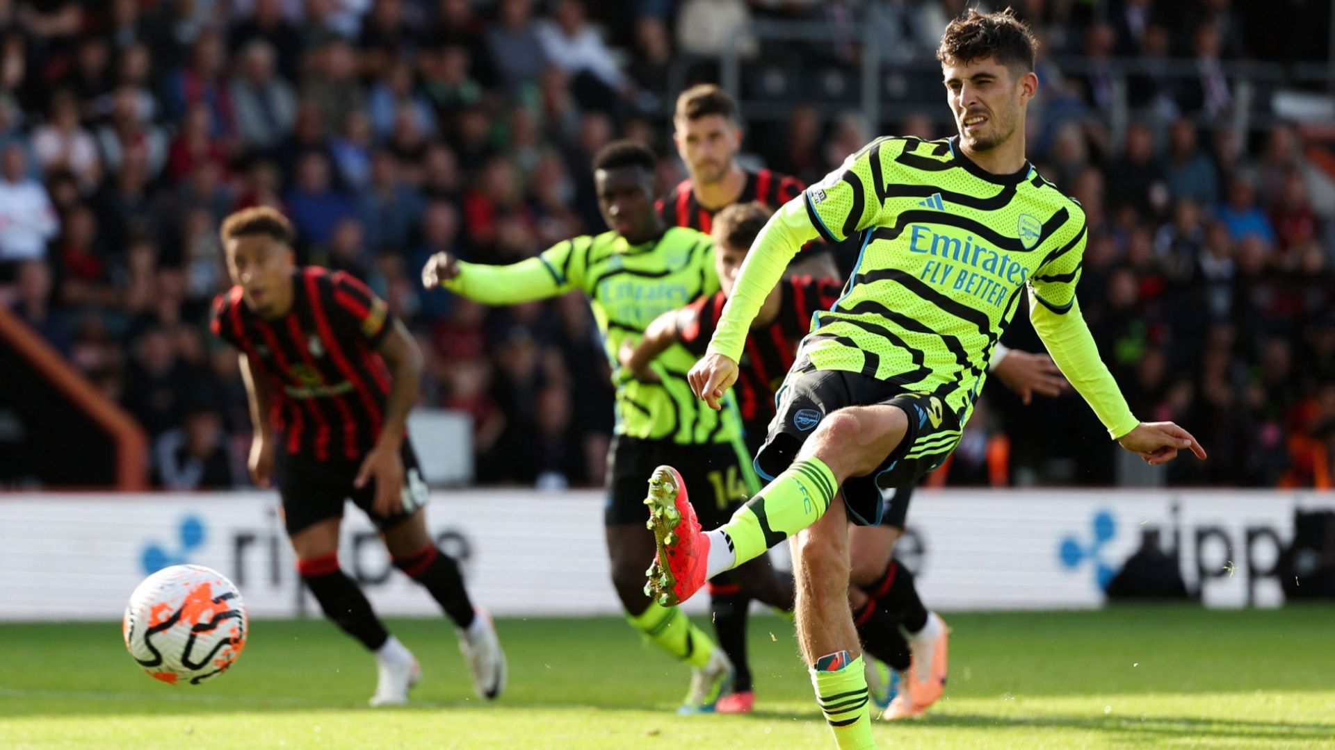 Kai Havertz Arsenal penalty 2023-24