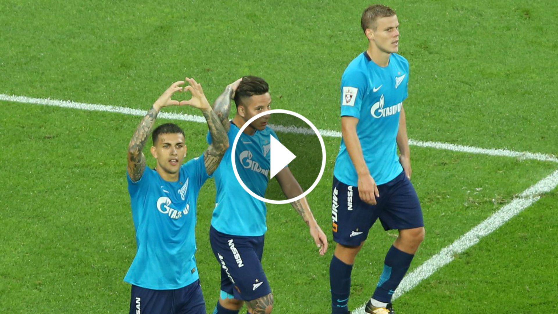 VIDEO PLAY Gol Leandro Paredes Zenit  Akhmat  Grozny 13082017