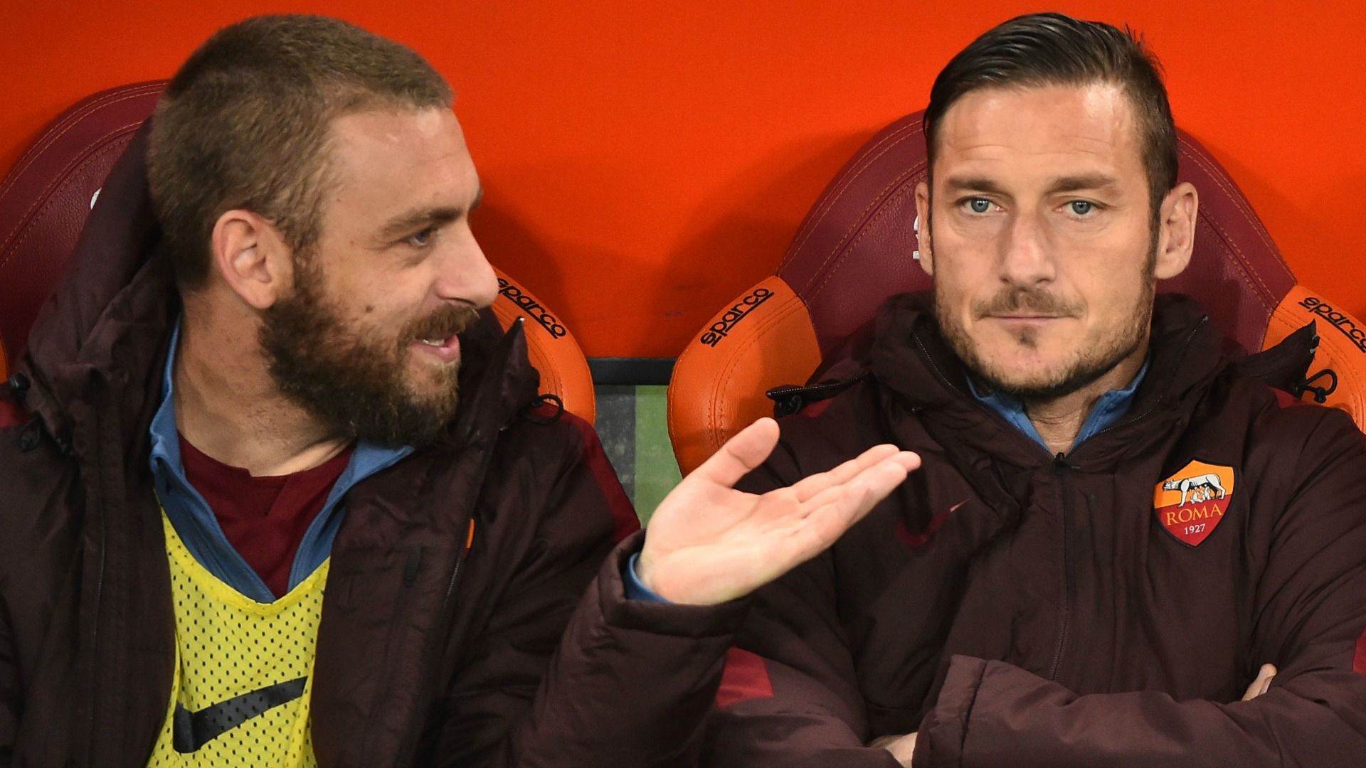Daniele De Rossi Francesco Totti Roma Inter Serie A 19032016