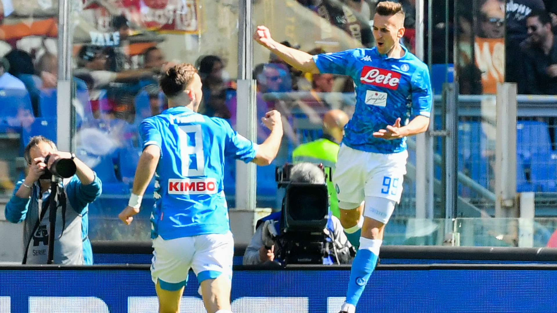 Roma Napoli Fabian Milik