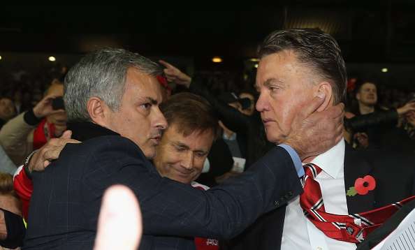 Louis van gaal - Jose Mourinho