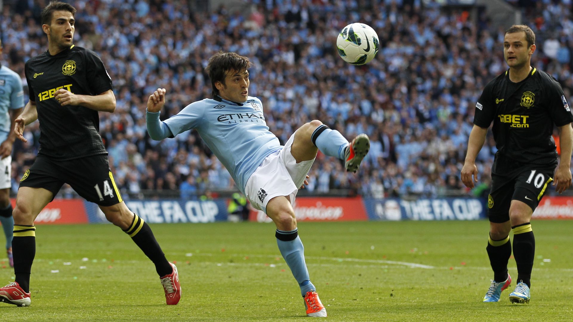 Manchester City Wigan FA Cup David Silva 11052013