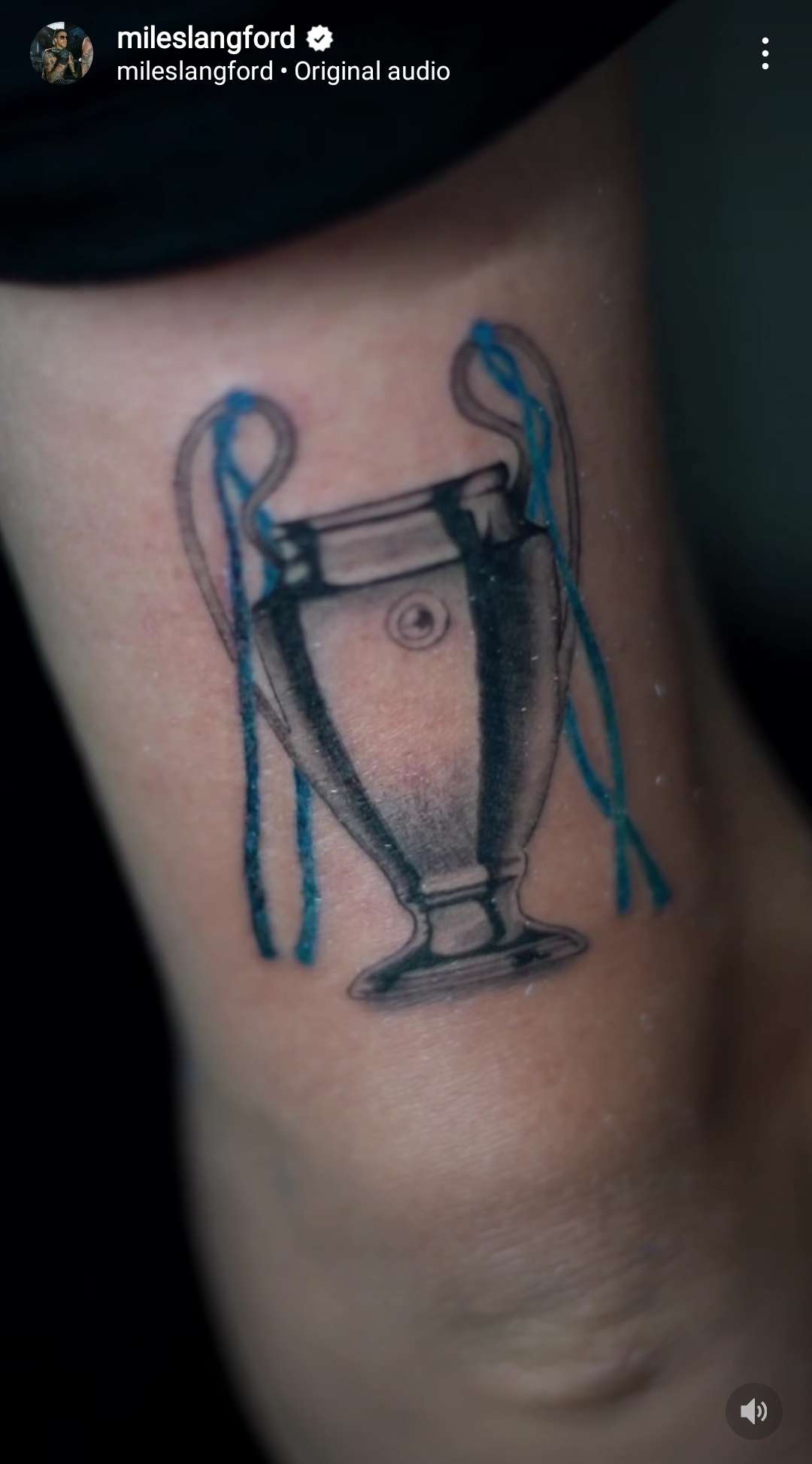 Jorginho Champions League tattoo