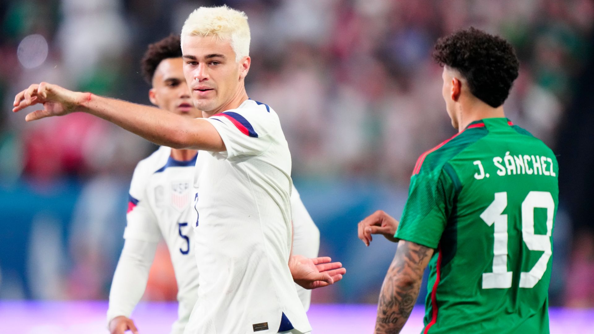 Gio Reyna USMNT United States Mexico 2023