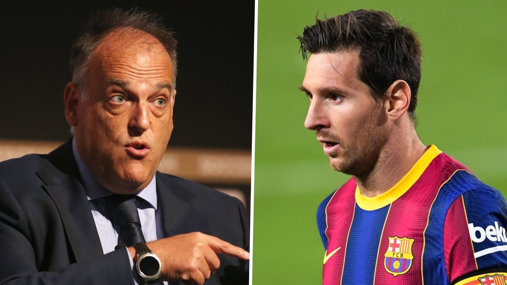 Javier Tebas Lionel Messi