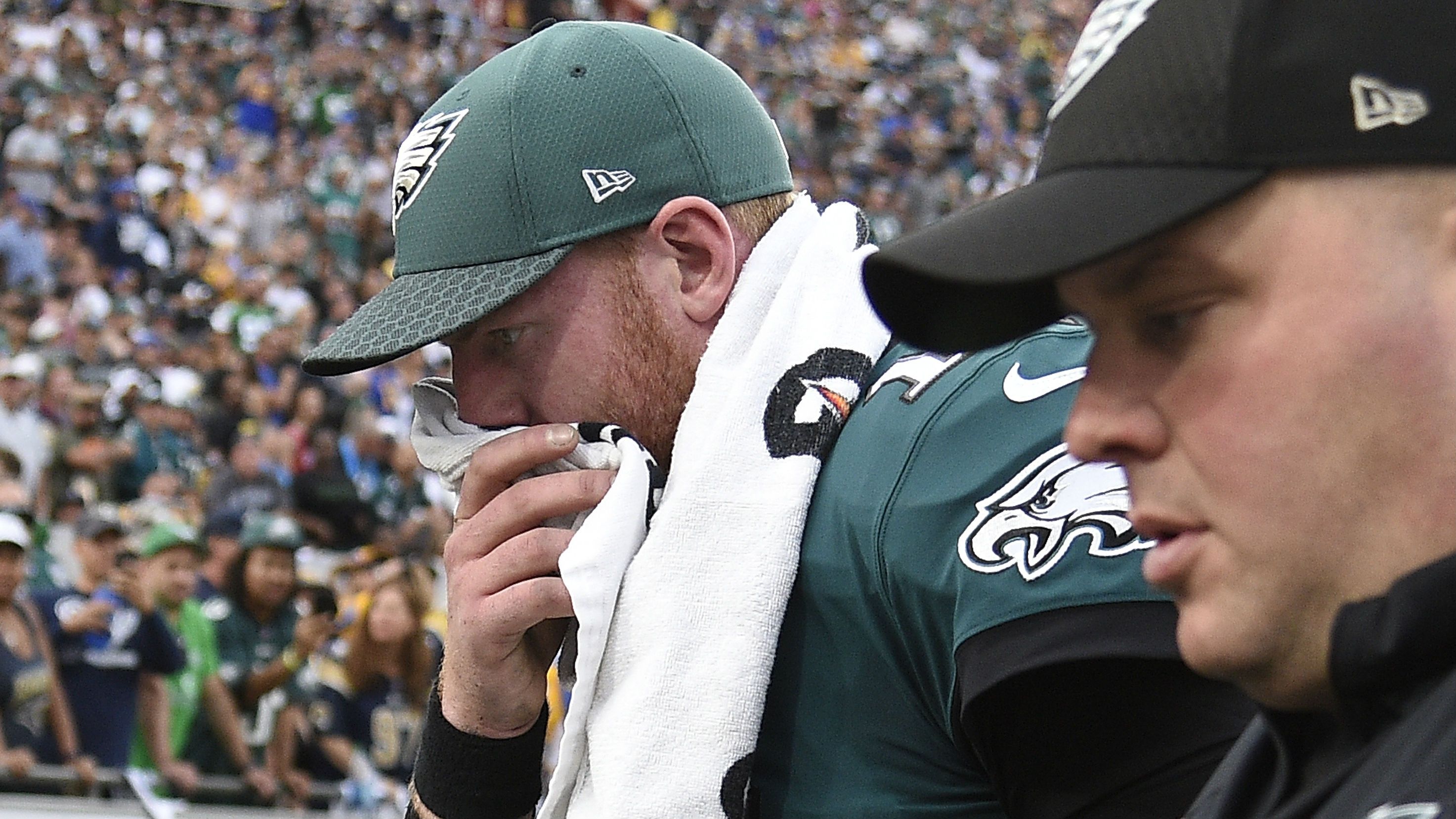 Carson Wentz knee injury Philadelphia Eagles