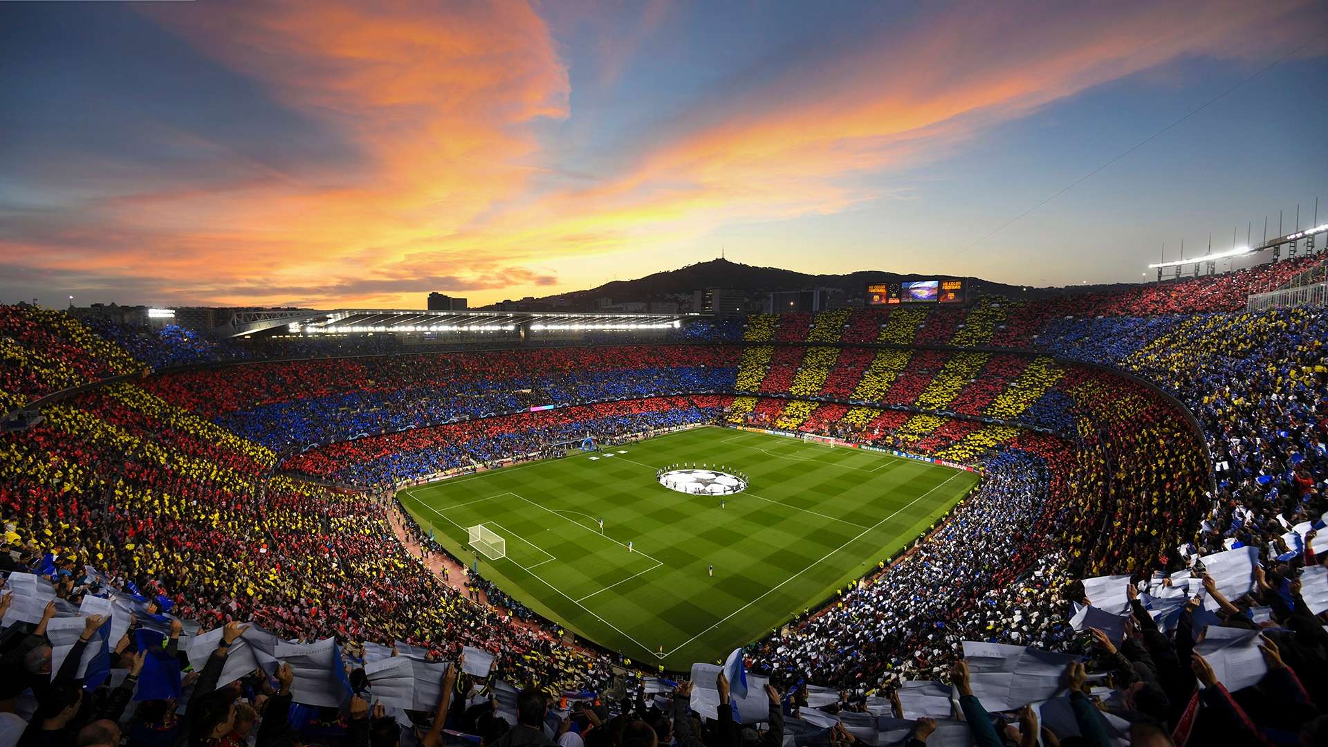 Barcelona Camp Nou tifo