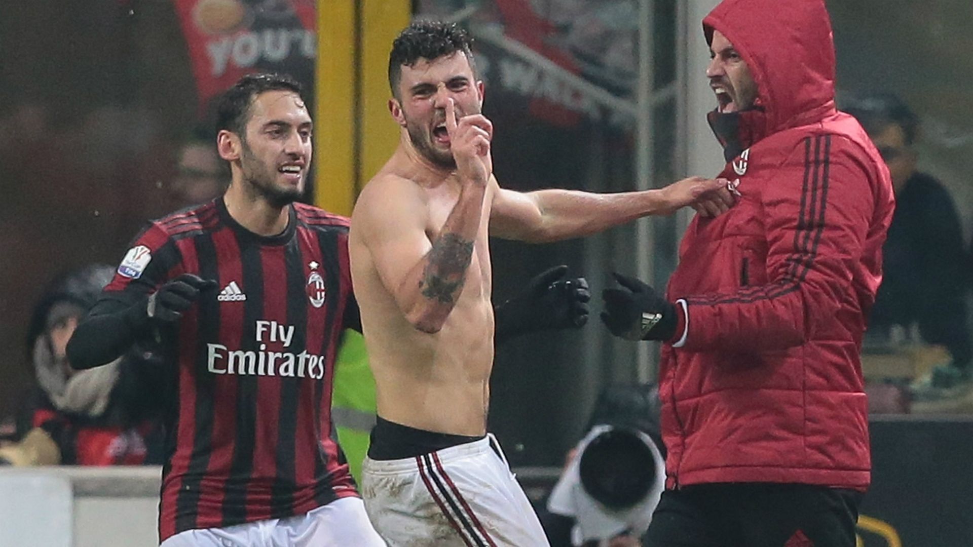 Cutrone Milan Inter Italian Cup