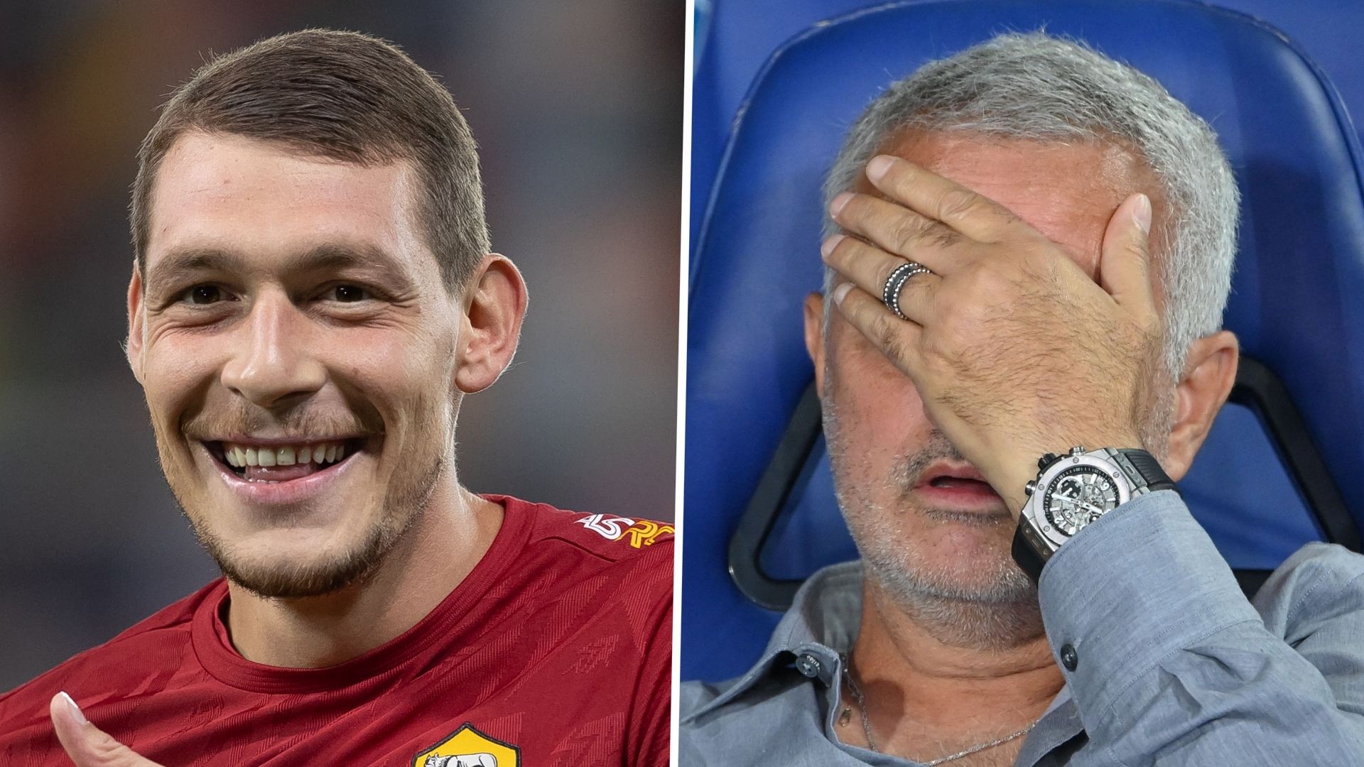 Andrea Belotti Jose Mourinho Roma 2022-23