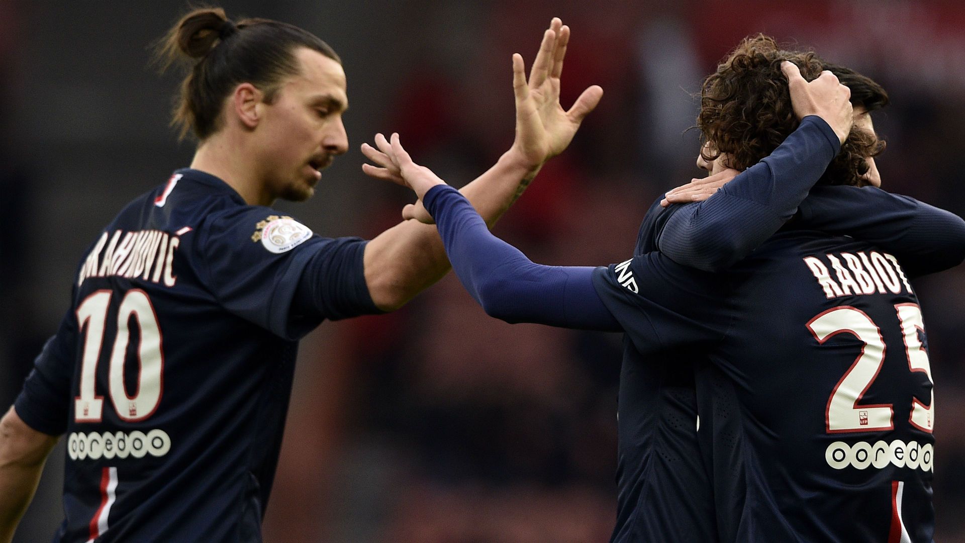 Zlatan Ibrahimovic Adrien Rabiot Paris SG Toulouse 21022015