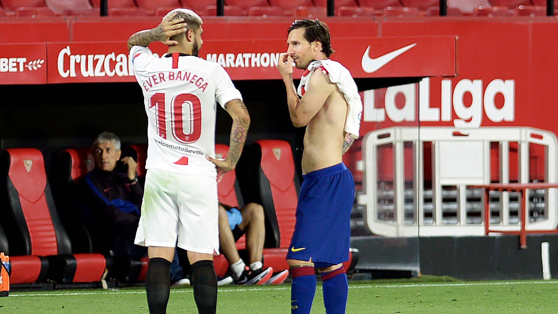 Banega Messi Sevilla Barcelona