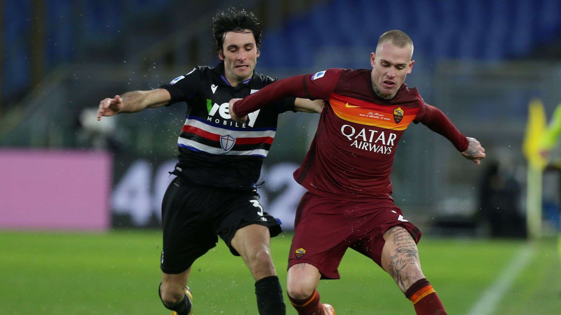 Rick Karsdorp Roma Sampdoria Serie A