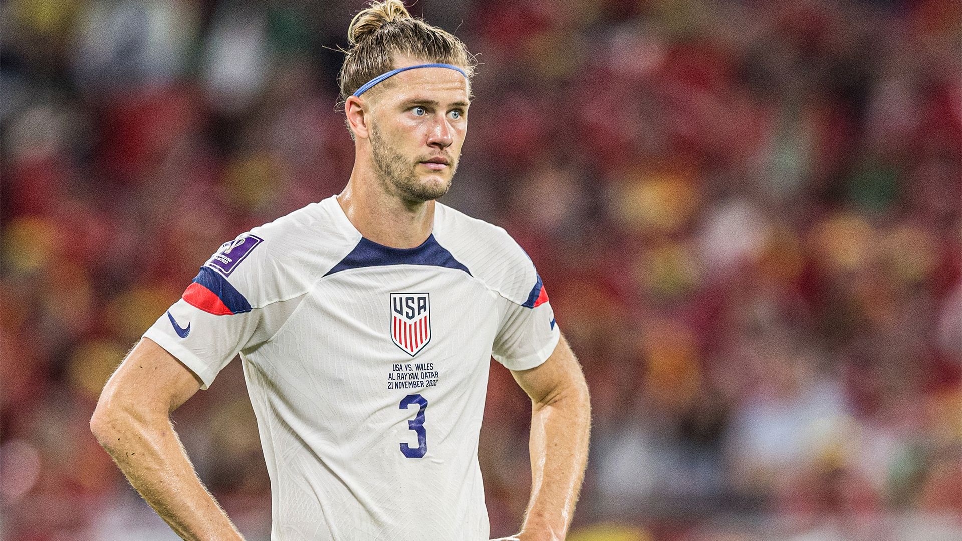 Walker Zimmerman USMNT Wales react 2022