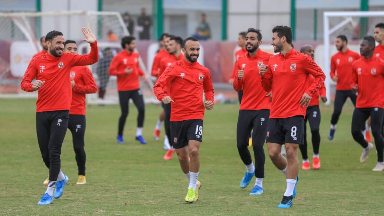 Ali Maaloul - Mohamed Magdy Afsha – Hamdy Fathy – Ahly training 17-12-2020