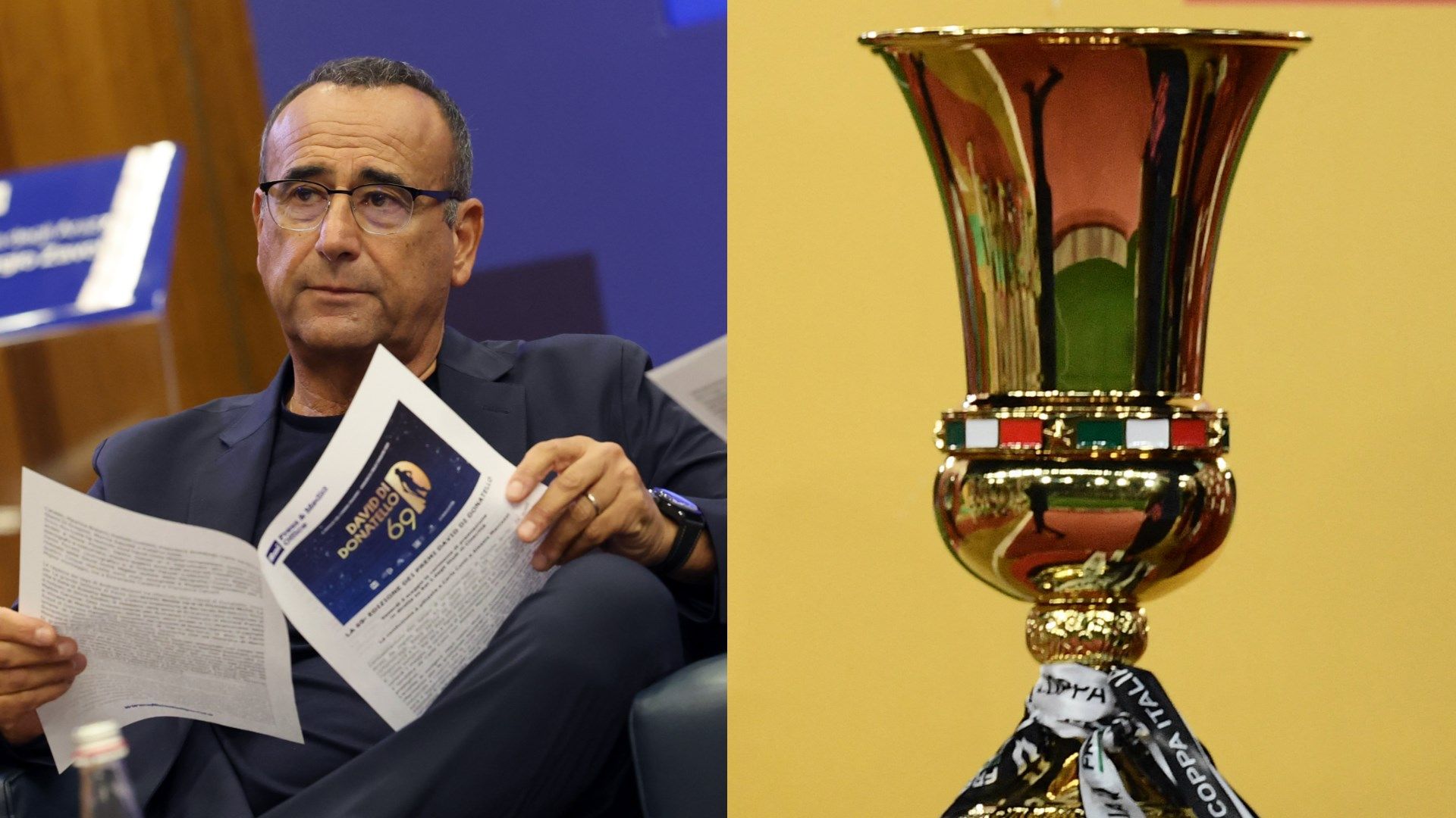 Carlo Conti Festival Sanremo Coppa Italia