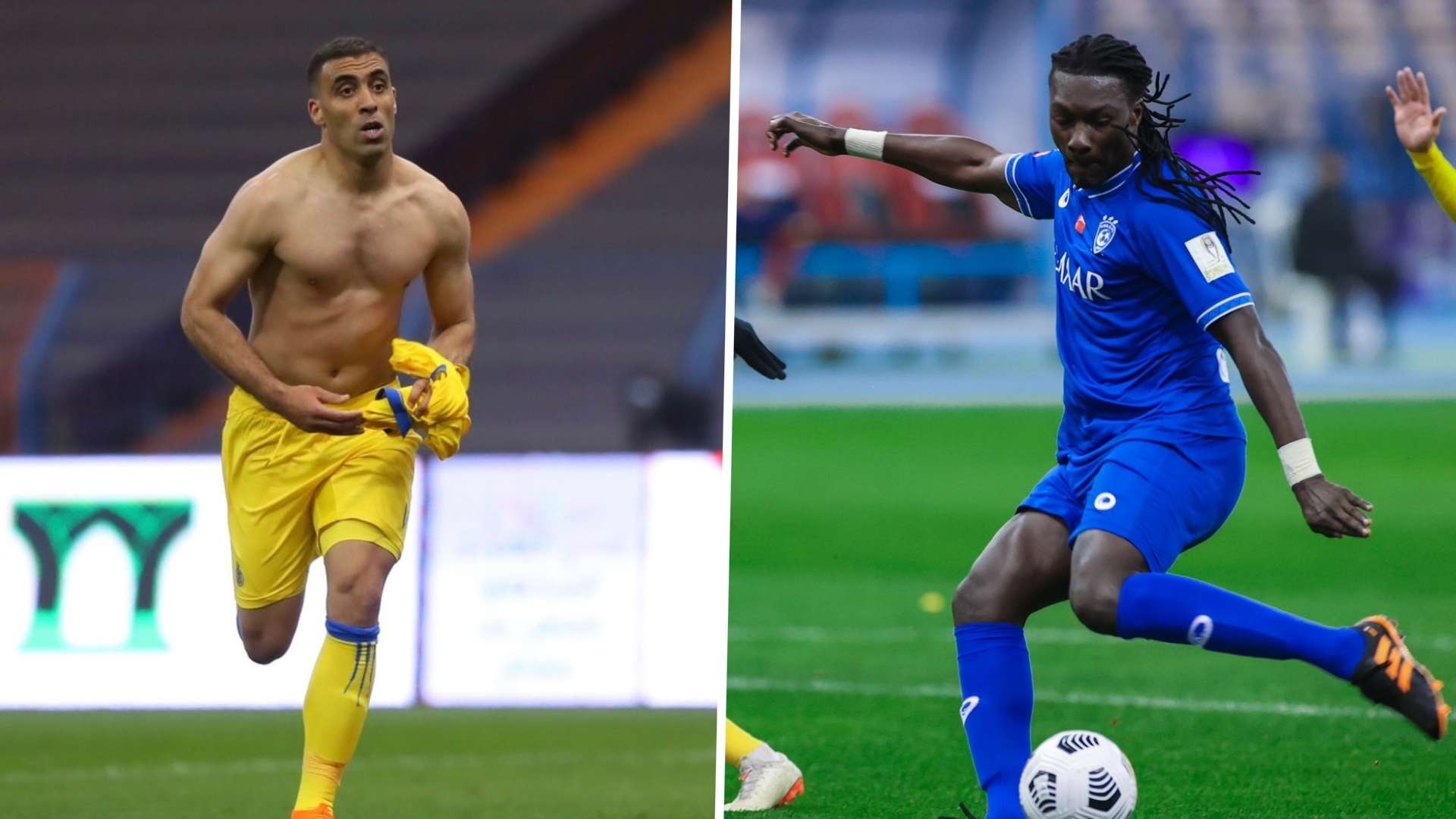 Abderrazak Hamdallah Bafetimbi Al Nassr Al Hilal Gomis GFX