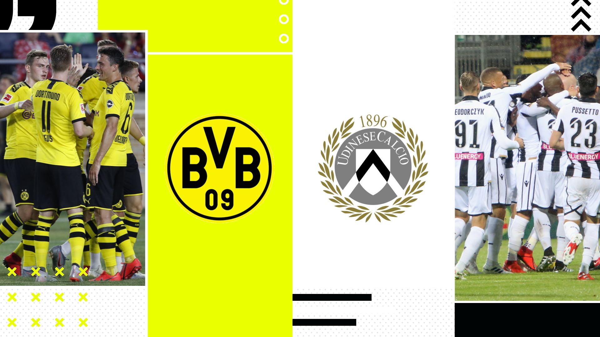 Borussia Dortmund-Udinese tv streaming
