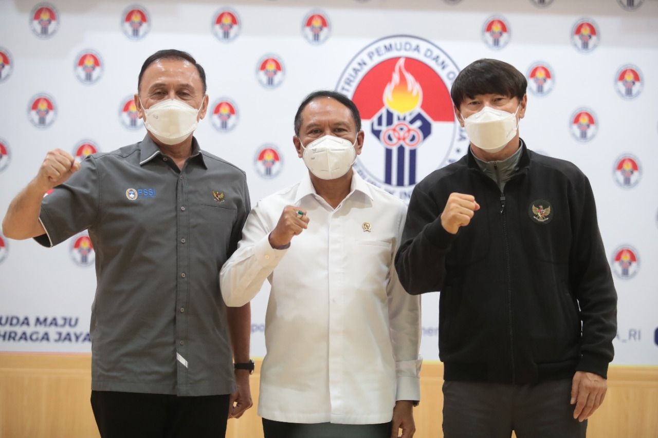 Mochamad Iriawan, Zainudin Amali, dan Shin Tae-yong