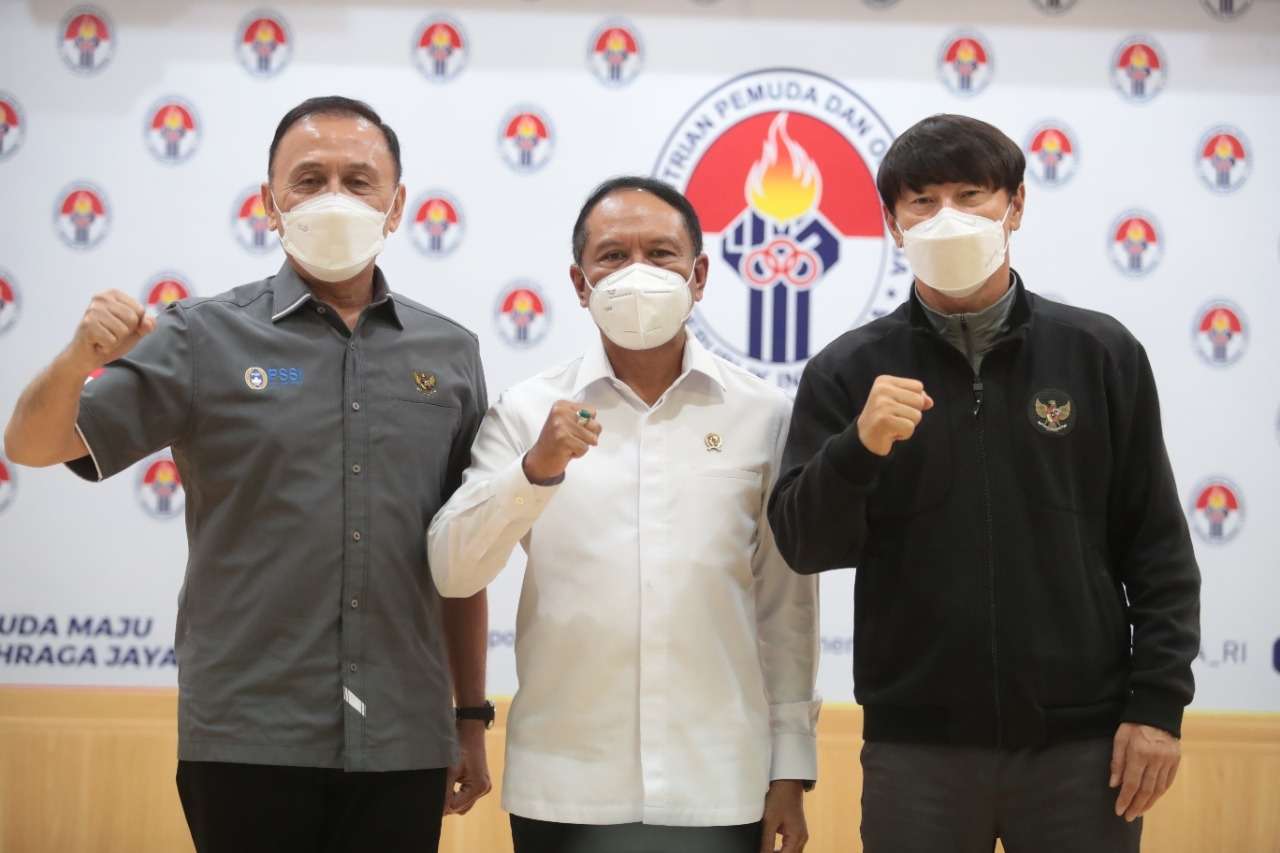 Mochamad Iriawan, Zainudin Amali, dan Shin Tae-yong