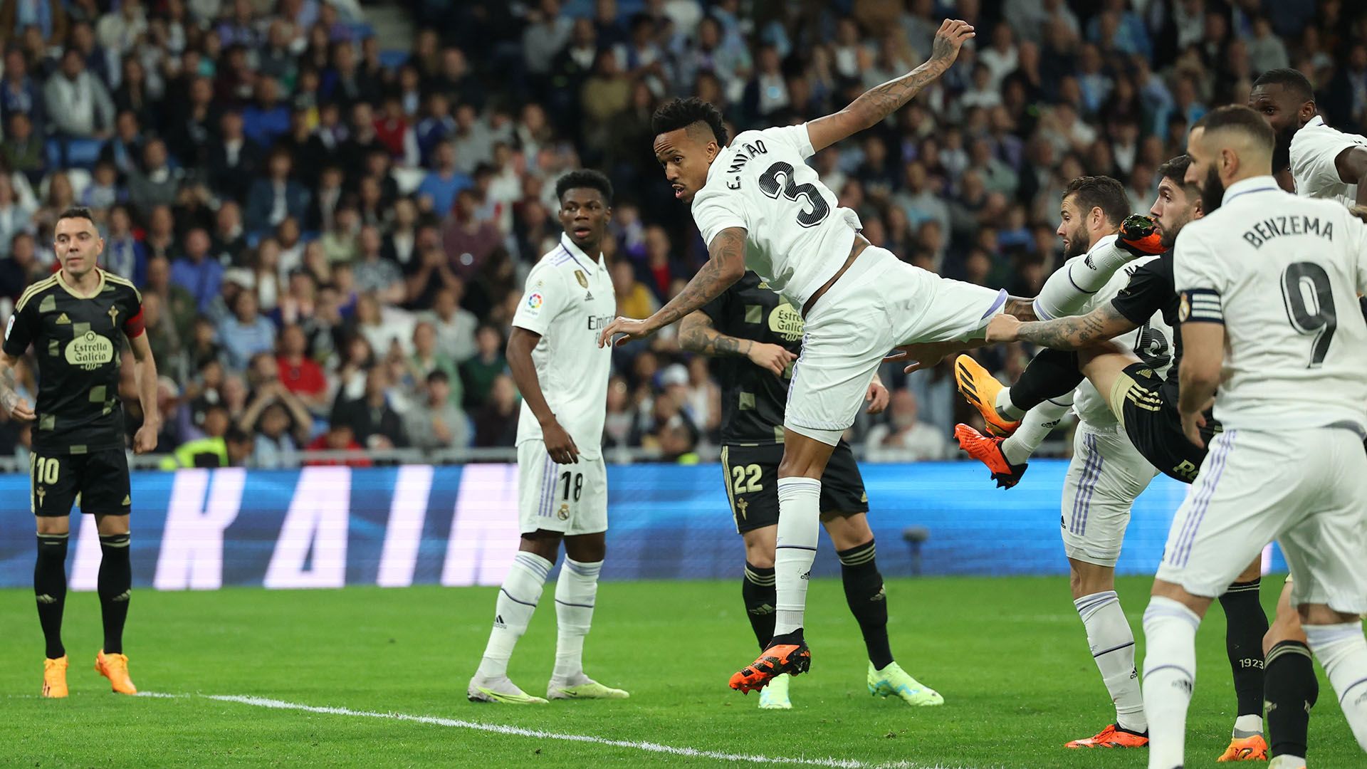 Eder Militao header Real Madrid 2022-23