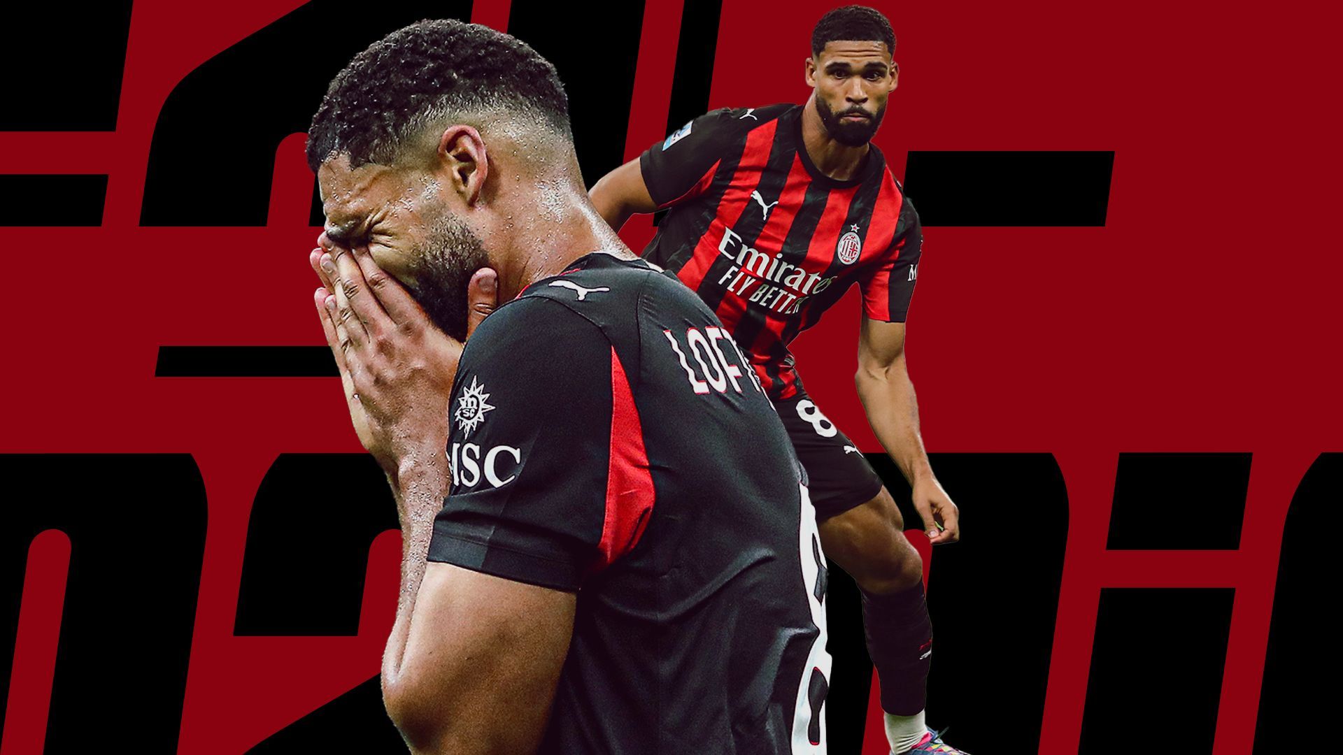 Grafica CM Loftus Cheek Milan deluso 16.9