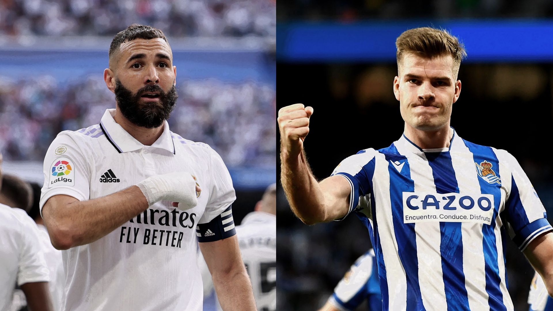 Real Madrid Real Sociedad Karim Benzema Alexander Sorloth