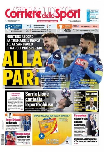 26 February Corriere Sport