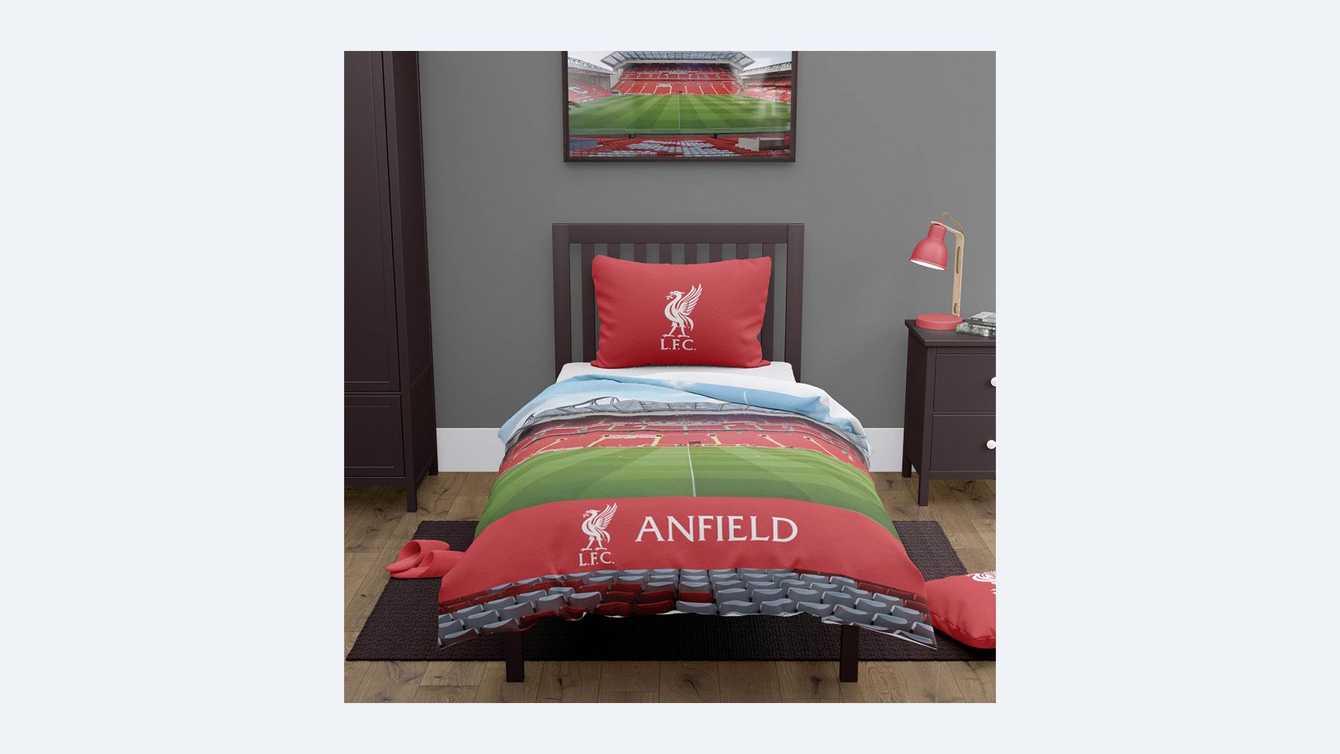 Liverpool Digital Print Single Duvet Cover 