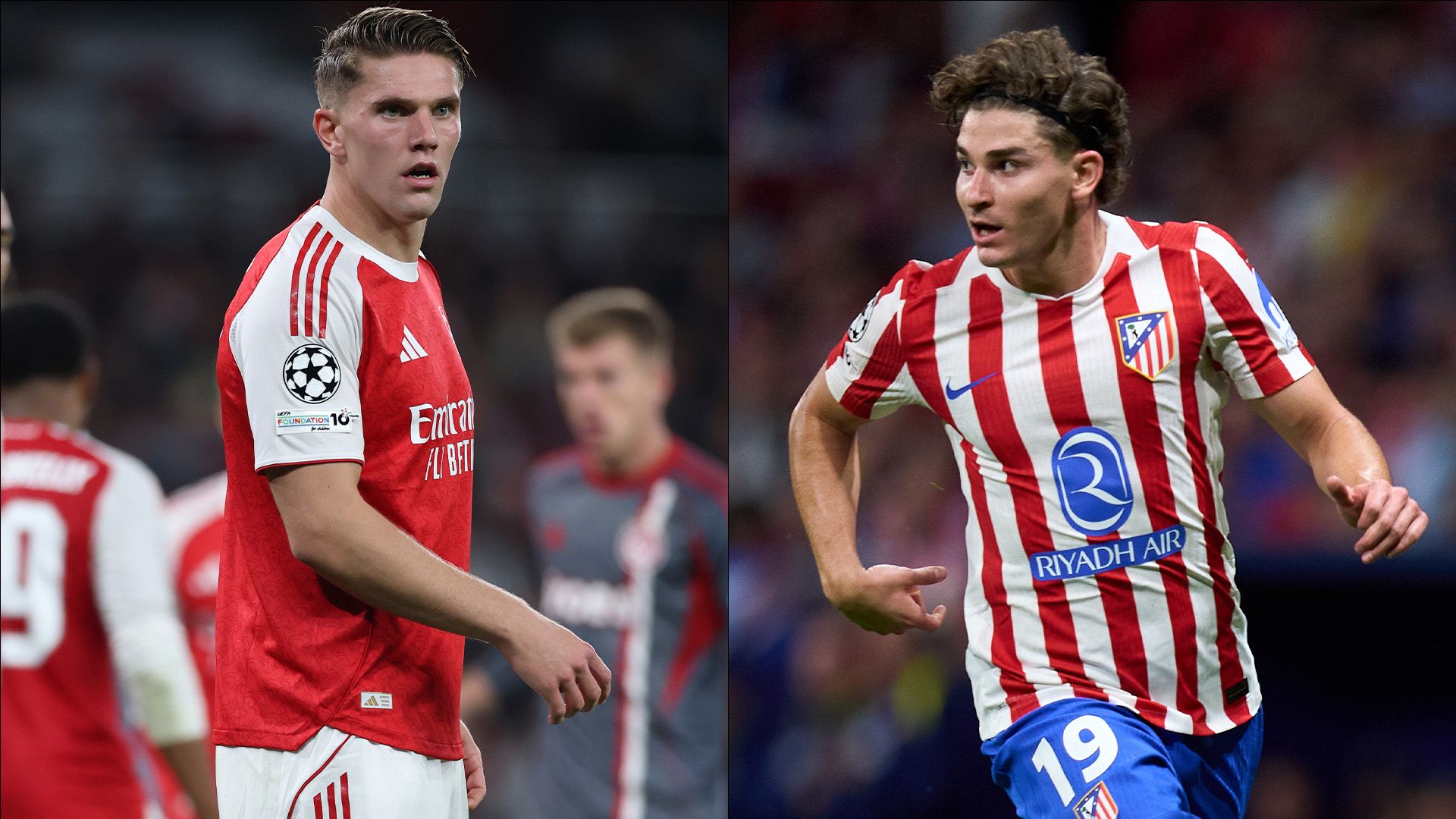 Viktor Gyokeres Arsenal Julian Alvarez Atletico de Madrid