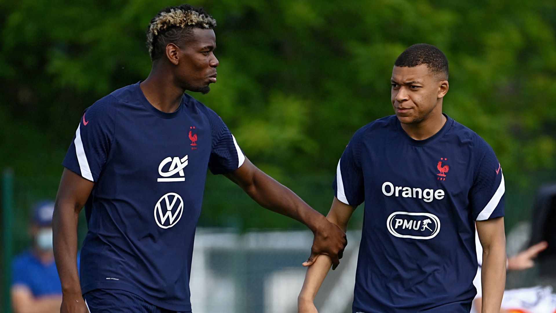 Paul Pogba Kylian Mbappé Equipe de France