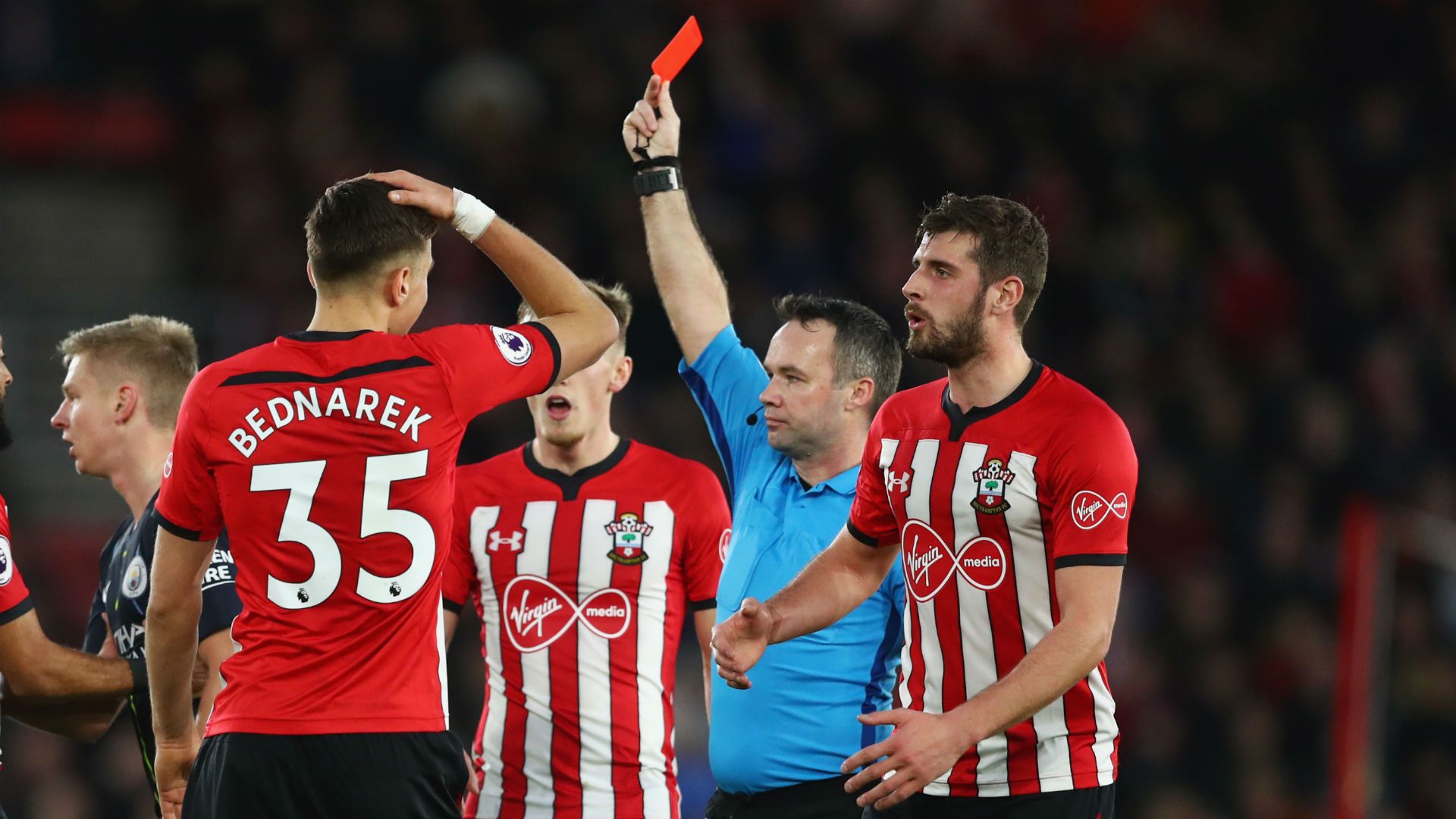 Pierre-Emile Hojbjerg Southampton Manchester City Premier League