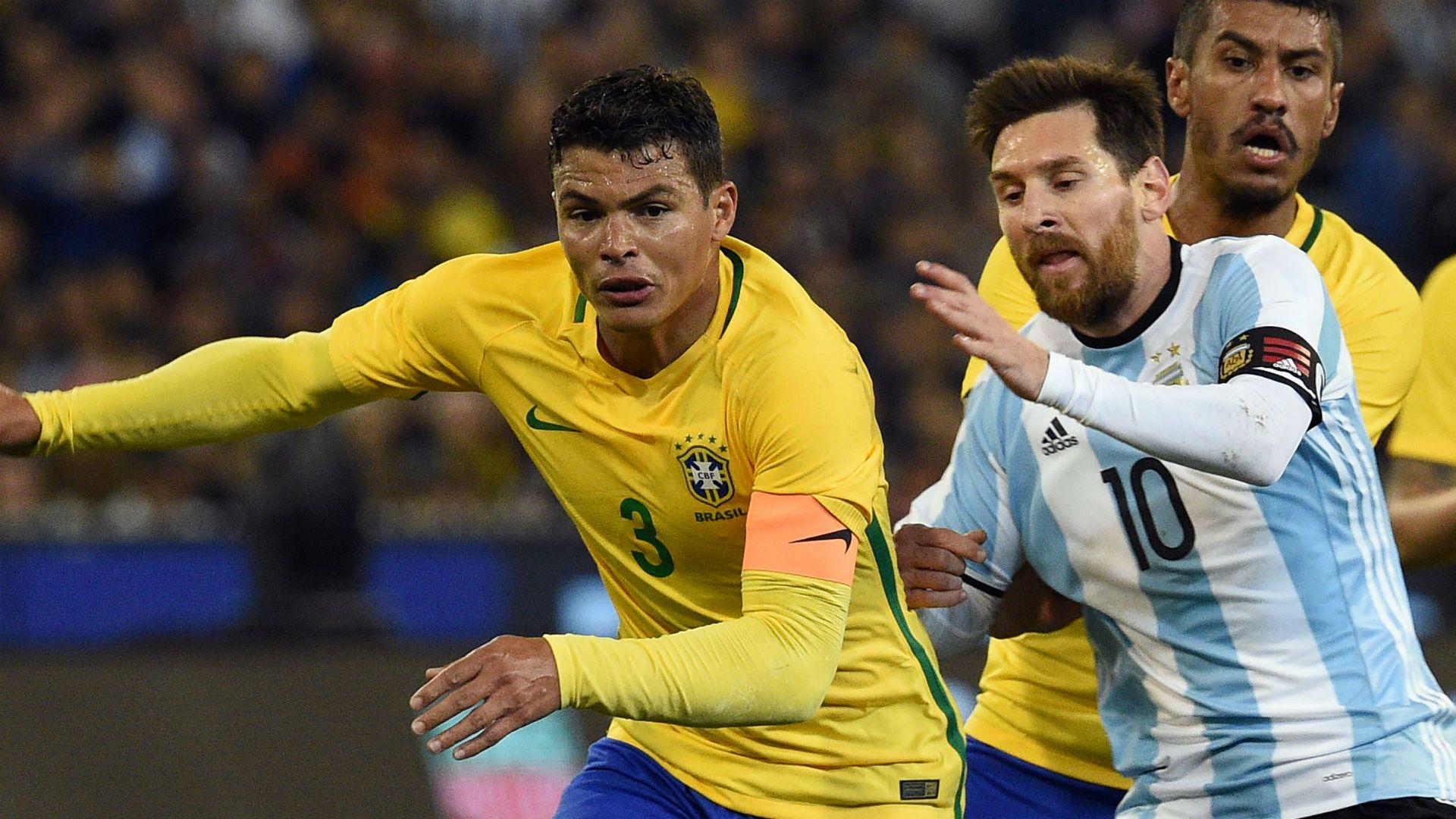 Thiago Silva Messi Brasil Argentina seleção 29 06 2019