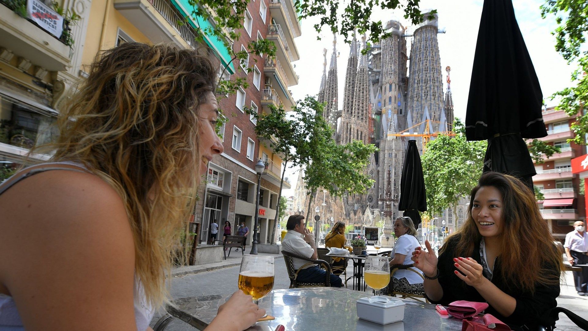 Barcelona general view Sagrada Familia