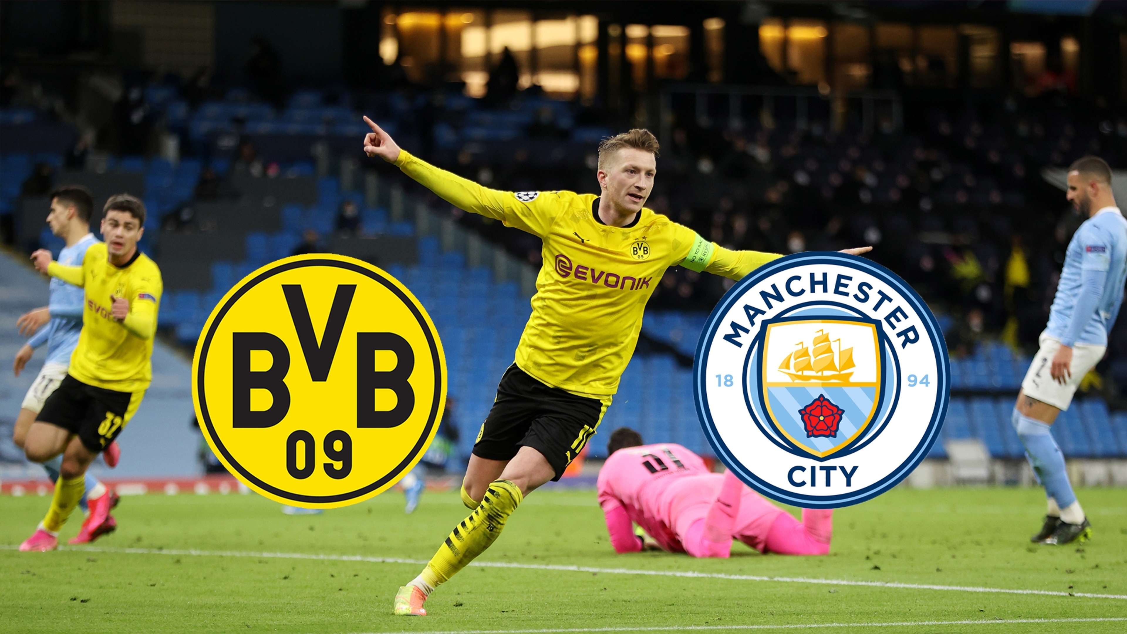 BVB Borussia Dortmund manchester city 2021 Champions League tv live-stream gfx